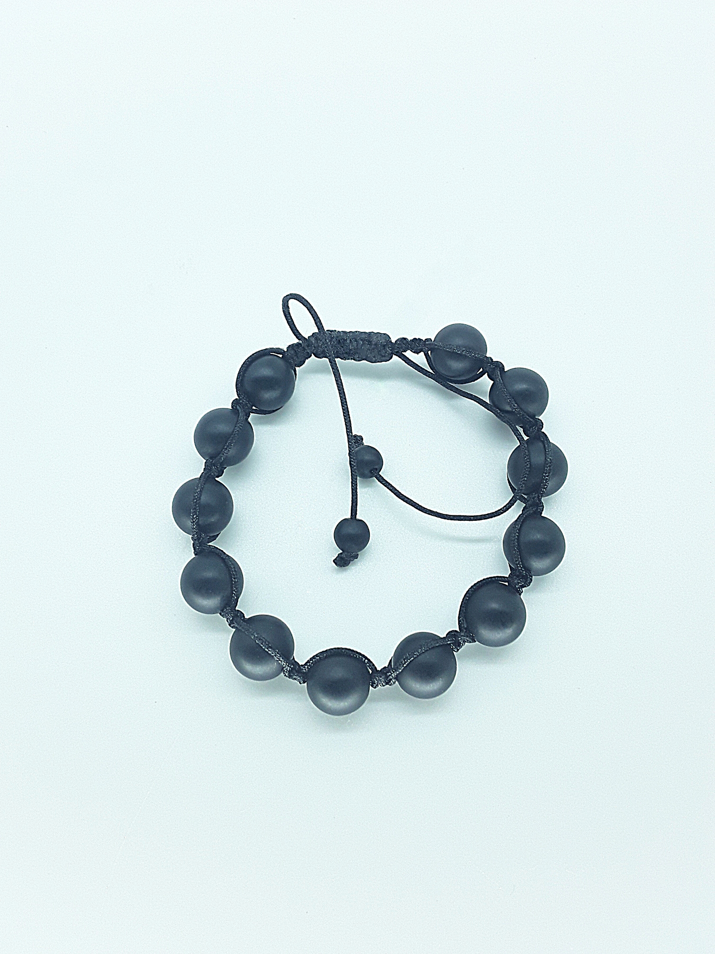 The Quiet Onyvara Bracelet by Polmadeva – black onyx adjustable bracelet symbolizing protection, inner clarity, and quiet strength
